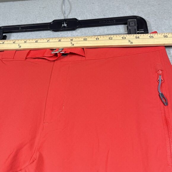 Columbia Titanium Omni-Shield Pants Womens 12 Orange Straight Leg Zip Pockets - Picture 6 of 14